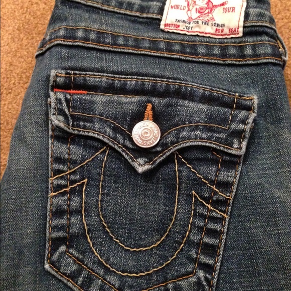 TRUE Religion Joey Twisted Hem Size 28 - Picture 5 of 12